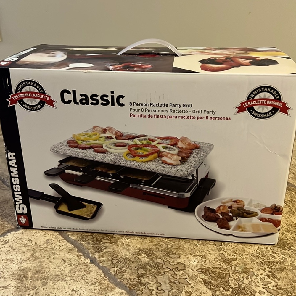 Swissmar Classic 8 Person Raclette Party Grill